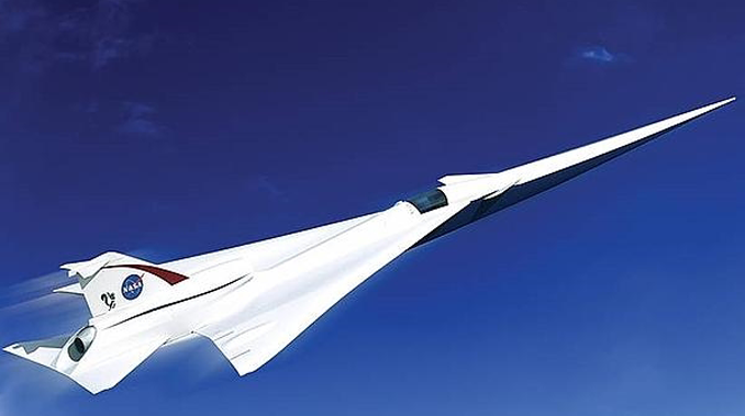 Avión supersonico de la Nasa